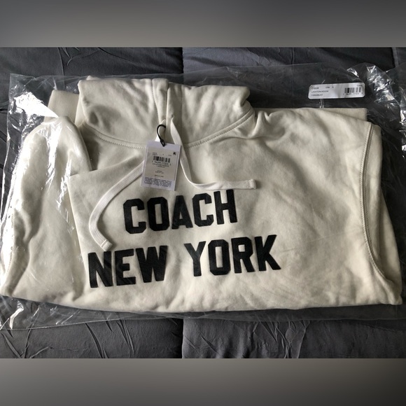 Coach New York Hoodie Sweatshirt, Small, NEW - Picture 2 of 8